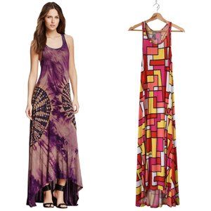 Go Couture Racerback Hi Low Maxi Dress
